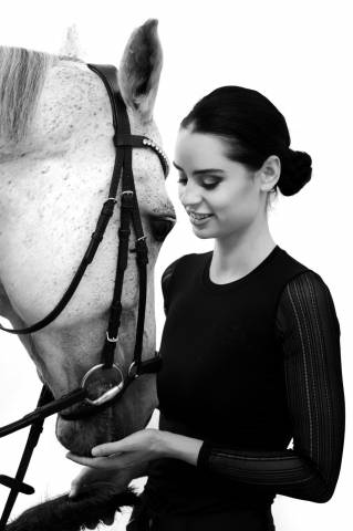 Polo technique d'équitation CASUAL CONTESSA - Cavalliera - Manches longues