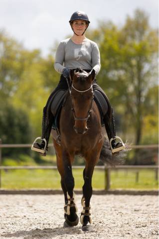 T-Shirt coton à manches longues Riding Cotton Top - Cavalliera