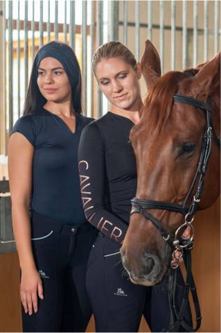 Polo technique d'équitation manches courtes - Cavalliera - Performance légère