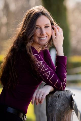 Polo technique manches longues Rose Gold - Cavalliera - Performance