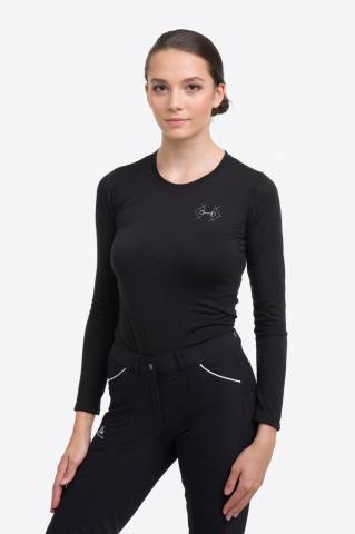 T-shirt d'équitation manches longues BIT - Cavalliera - Coton élastique