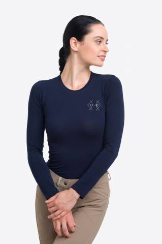T-shirt d'équitation manches longues BIT - Cavalliera - Coton élastique