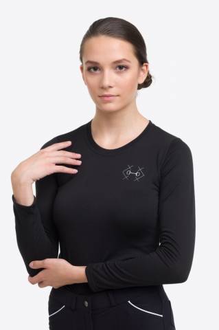 T-shirt d'équitation manches longues BIT - Cavalliera - Coton élastique