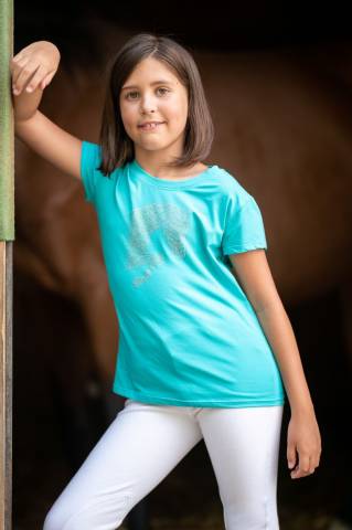 Haut d'équitation Jumping Star Kids - Cavalliera - Manches courtes