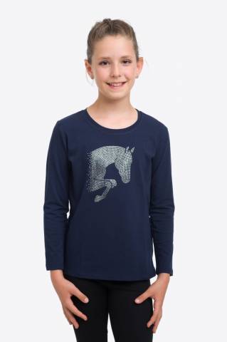 Haut d'équitation Jumping Star Kids - Cavalliera - Manches lounges