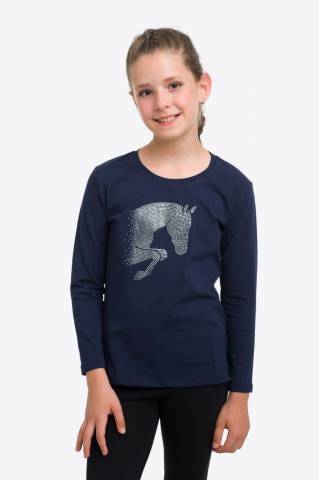 Haut d'équitation Jumping Star Kids - Cavalliera - Manches lounges