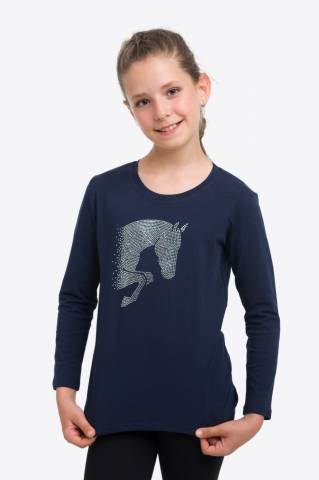 Haut d'équitation Jumping Star Kids - Cavalliera - Manches lounges