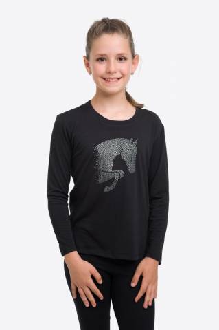 Haut d'équitation Jumping Star Kids - Cavalliera - Manches lounges