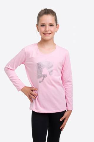 Haut d'équitation Jumping Star Kids - Cavalliera - Manches lounges