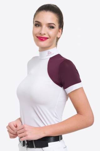 Polo de concours équestre SIMPLY DAME - Cavalliera - Manches courtes