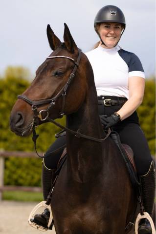 Polo de concours équestre SIMPLY DAME - Cavalliera - Manches courtes