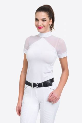 Polo de concours équestre MARIELLE - Cavalliera - Manches courtes