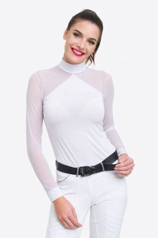 Polo de concours équestre MARIELLE - Cavalliera - Manches longues