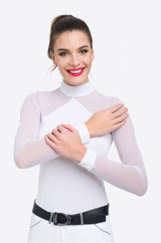 Polo de concours équestre MARIELLE - Cavalliera - Manches longues