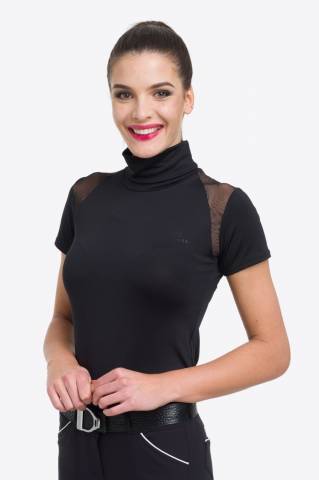 Polo d'équitation col roulé FELICITY - Cavalliera - Manches courtes