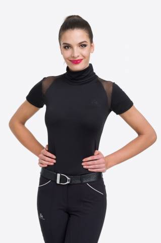 Polo d'équitation col roulé FELICITY - Cavalliera - Manches courtes