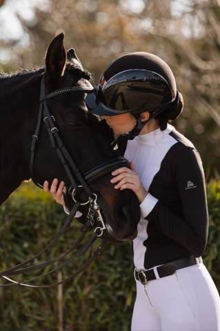 Polo de concours QUEEN - Cavalliera - Manches longues
