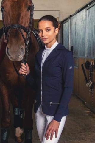 Veste de concours ZIP CHIC - Cavalliera - Technologie Second Skin