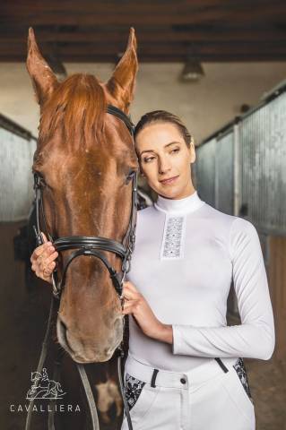 Chemise de concours SILVER POP - Cavalliera - Technique respirante