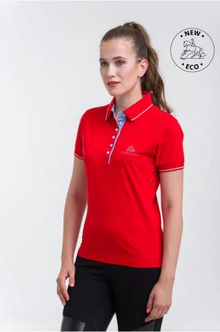 Polo d'équitation fonctionnel LONDON - Cavalliera - Coton doux