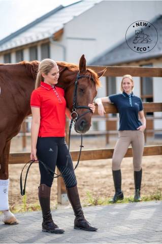 Polo d'équitation fonctionnel LONDON - Cavalliera - Coton doux