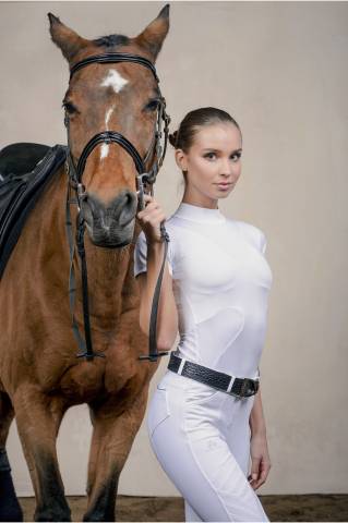 Chemise de concours HIGH STYLE - Cavalliera - Manches courtes