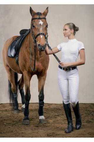 Chemise de concours HIGH STYLE - Cavalliera - Manches courtes