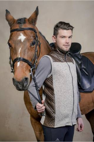 Gilet de équitation avec inserts imperméables - Cavalliera