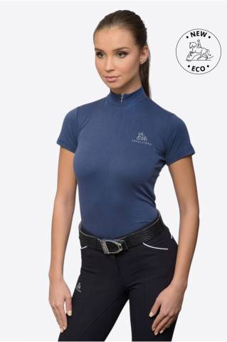 Riding Top à manches courtes - Cavalliera - Tissu technique doux