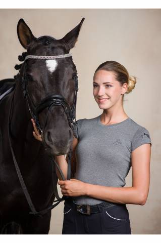 T-Shirt équitation manches courtes - Cavalliera - Coton doux