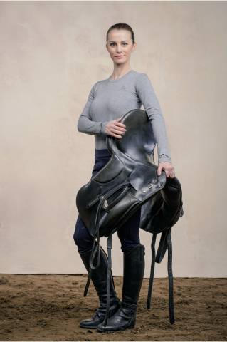 T-shirt à manches longues - GRANDEUR Equestrian Apparel - Coton doux