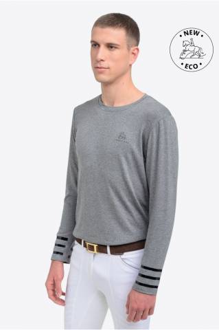 T-shirt à manches longues Riding Top - Cavalliera - Tissu naturel