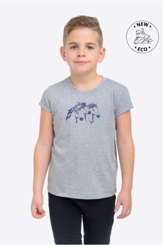 T-shirt équitation enfants manches courtes - Cavalliera - Tissu confortable