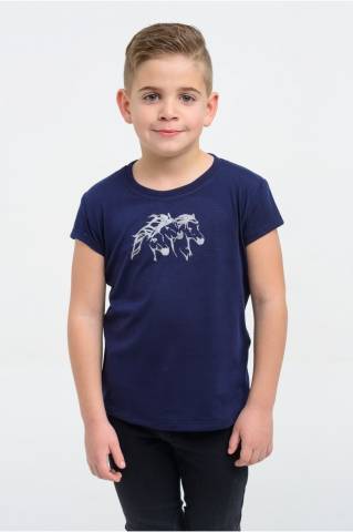 T-shirt équitation enfants manches courtes - Cavalliera - Tissu confortable