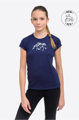T-shirt équitation enfants manches courtes - Cavalliera - Tissu confortable