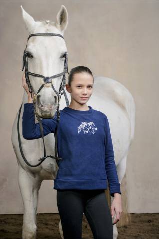 Pull d'équitation pour enfants - IVY - Cavalliera - Fleece ultra doux