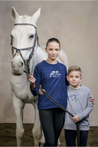 Pull d'équitation pour enfants - IVY - Cavalliera - Fleece ultra doux