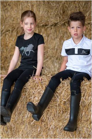 Haut d'équitation CRYSTAL FOAL - Cavalliera - Manches courtes