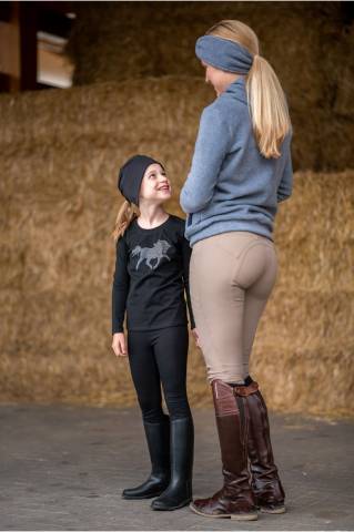 Haut d'équitation pour enfants CRYSTAL FOAL - Cavalliera - Manches longues