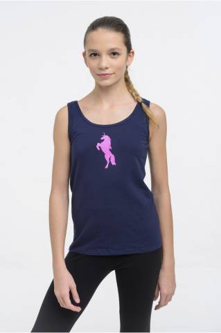 Top d'équitation sans manches Licorne Glitter - Cavalliera