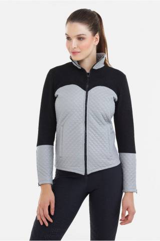 Veste d'équitation imperméable avec inserts en suède - Cavalliera