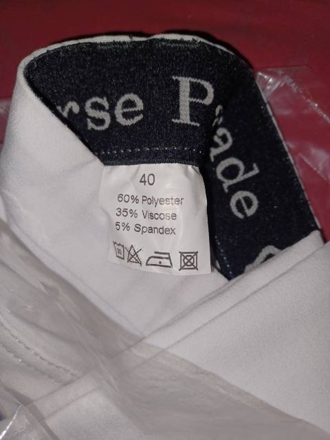 Pantalon horse parade t40 blanc