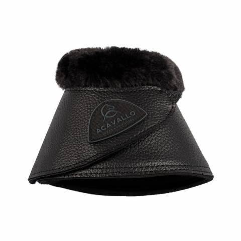 Cloches en cuir et mouton synthétiques ACAVALLO - Confort et protection