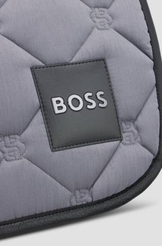 Tapis de selle Greymelange Mixte Gris - Boss Equestrian