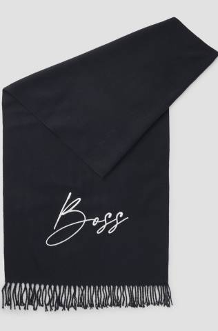 Foulard Logo Sky Captain - Boss Equestrian - Franges élégantes