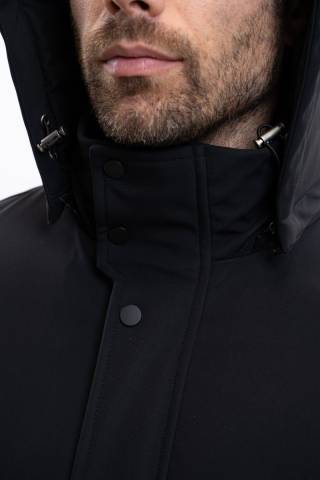 Parka chaude Achille - Harcour - Déperlant, coupe droite