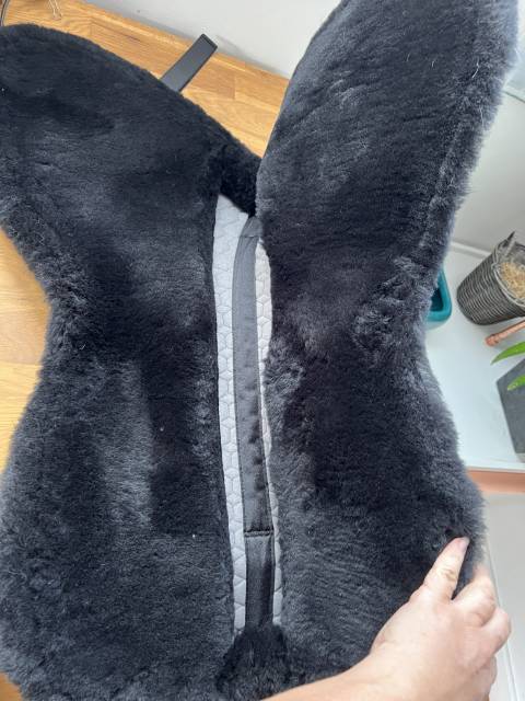 Amortisseur Mattes noir coton + mouton noir taille L