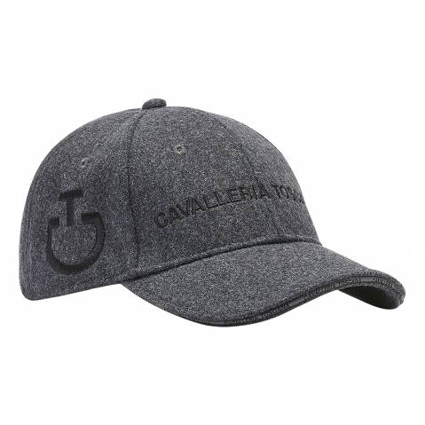 Casquette Baseball en Laine Gris - Cavalleria Toscana - Élégance et confort