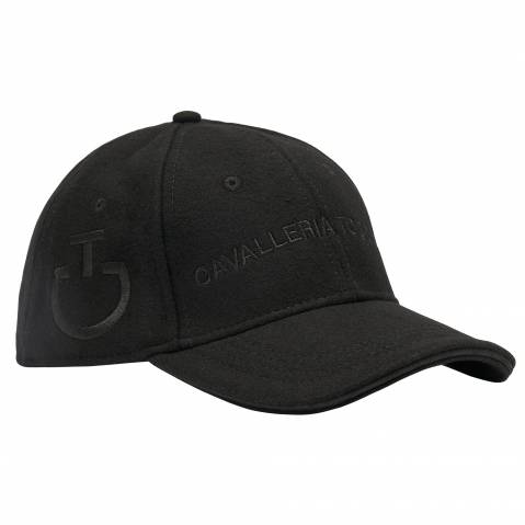 Casquette Baseball en Laine Noir - Cavalleria Toscana