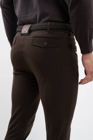 Pantalon équitation homme Barmino - Harcour - Grip genoux